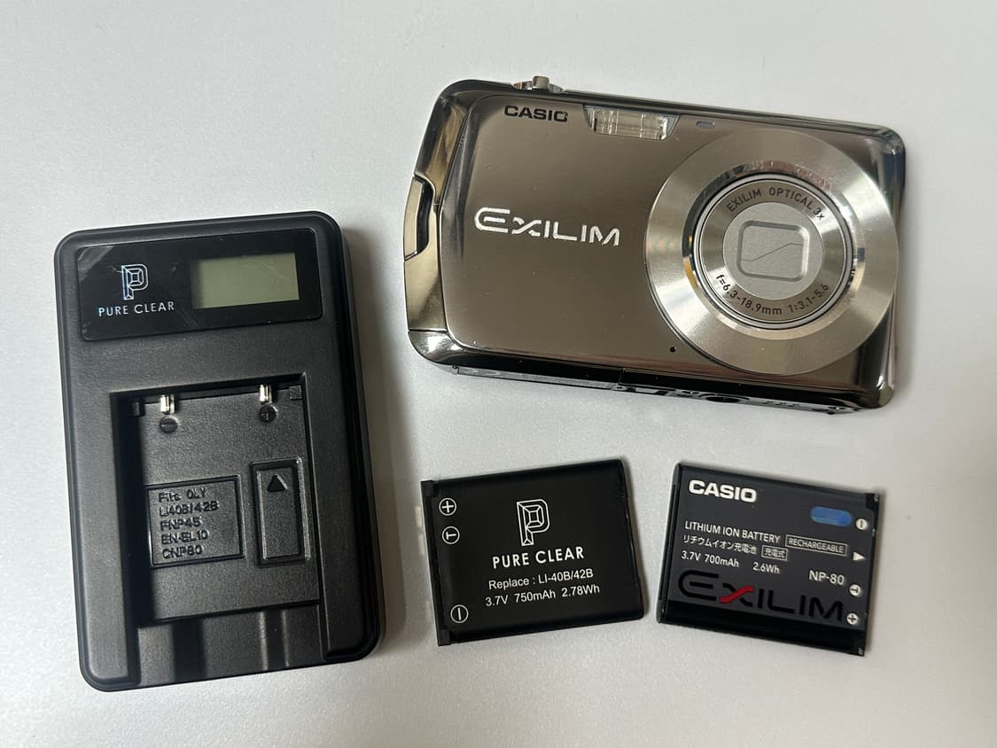 카시오 엑슬림 ex-z1 실버 상품이미지1