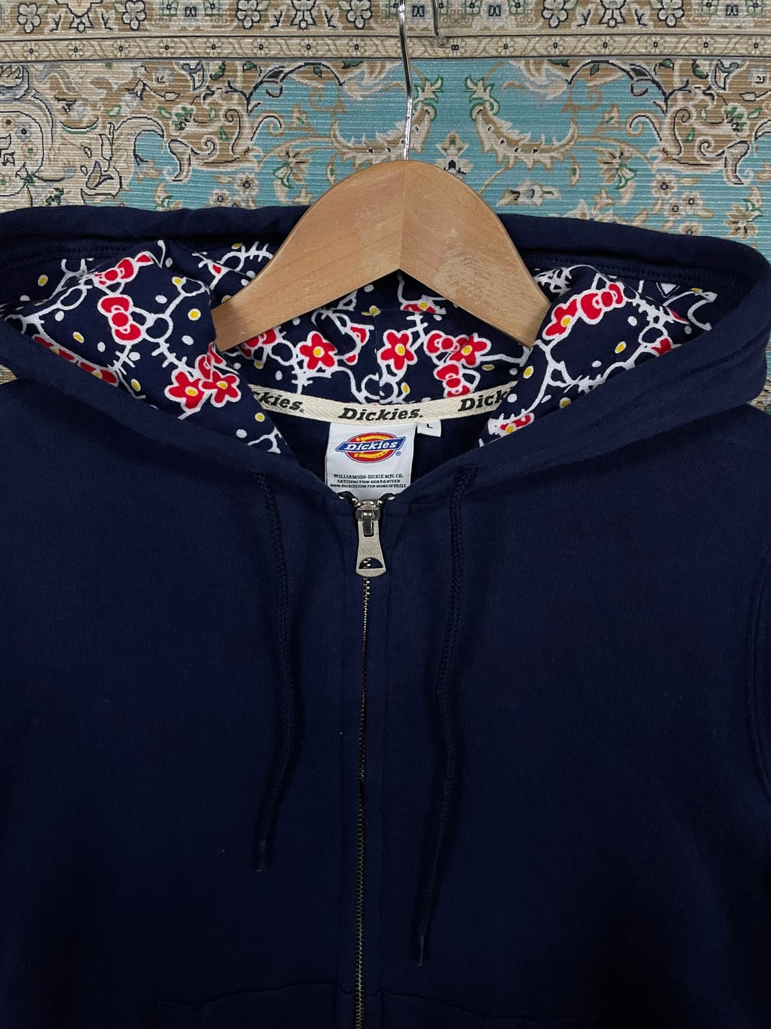 헬로키티X디키즈 네이비 후드집업1684 상품이미지2