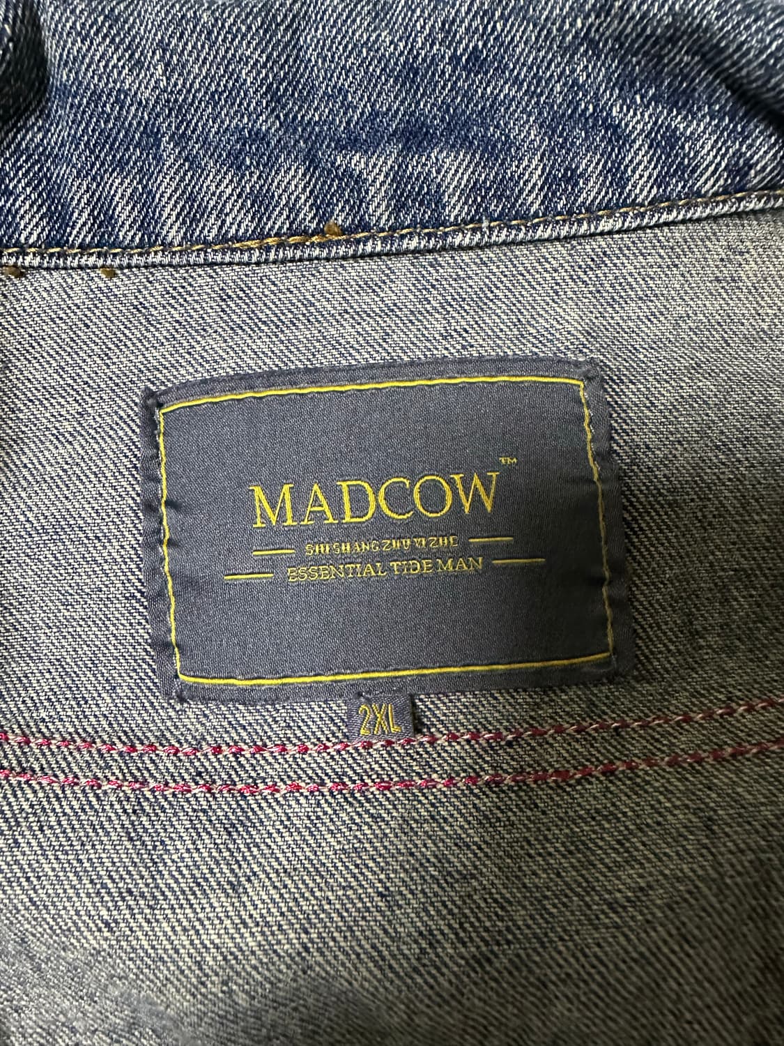 MADCOW 프린팅 데님 자켓 2XL 상품이미지3
