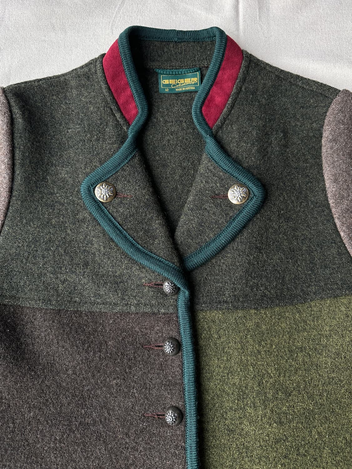 가이거 퓨어울 자켓 42 made in Austria 상품이미지2