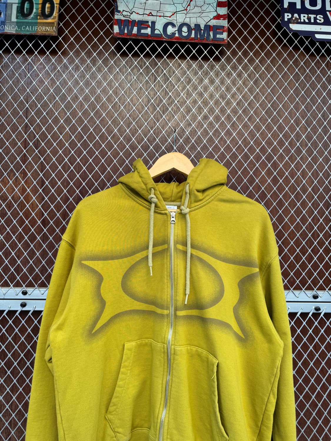 크리틱 웜홀 로고 빈티지 후드집업 M 상품이미지3