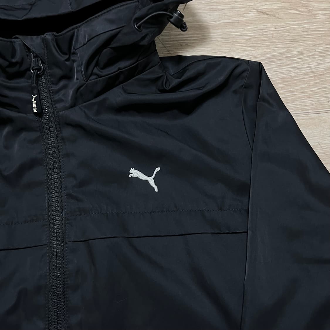 푸마 리핑 캣 로고 바람막이 후드자켓 [블랙] S/90 상품이미지4