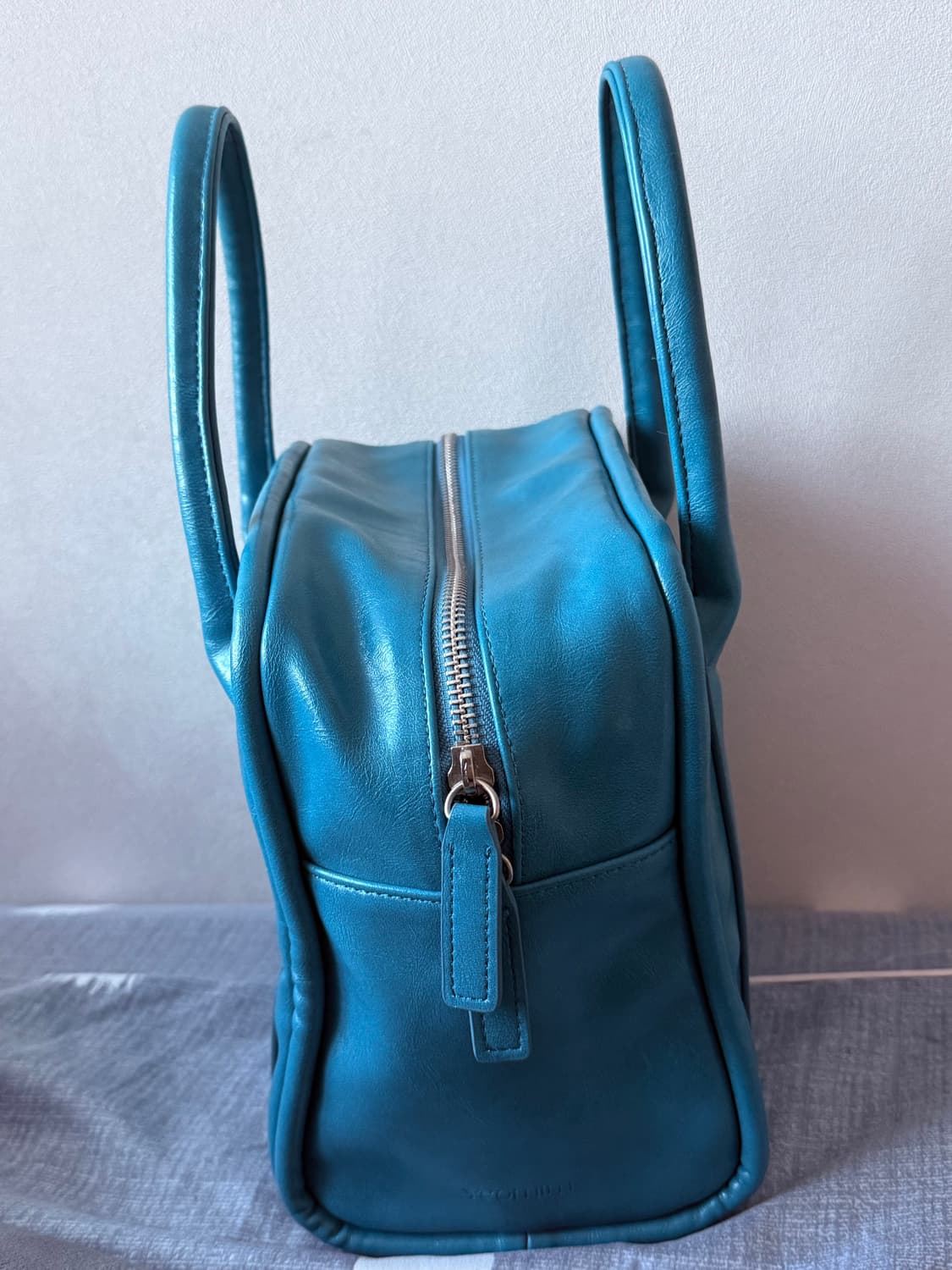 여밈 미니박스백 아쿠아 상품이미지2