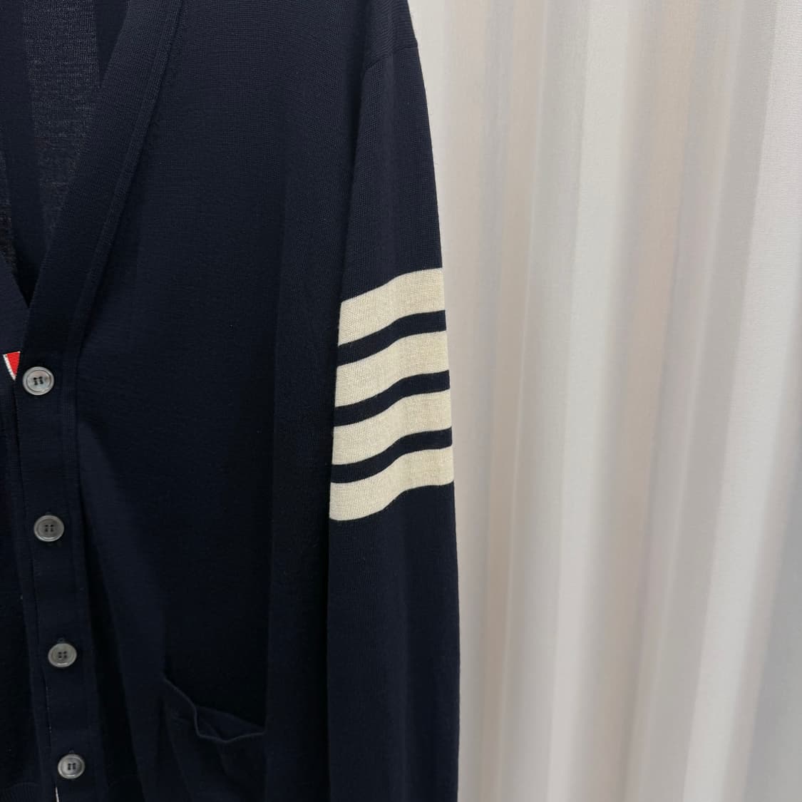 [5] 톰브라운 메리노 울 가디건 네이비 상품이미지3