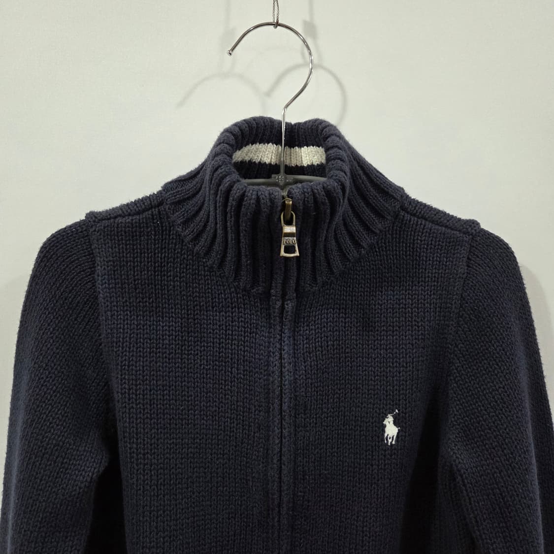 폴로랄프로렌 키즈 네이비 니트집업 3/3T  상품이미지2