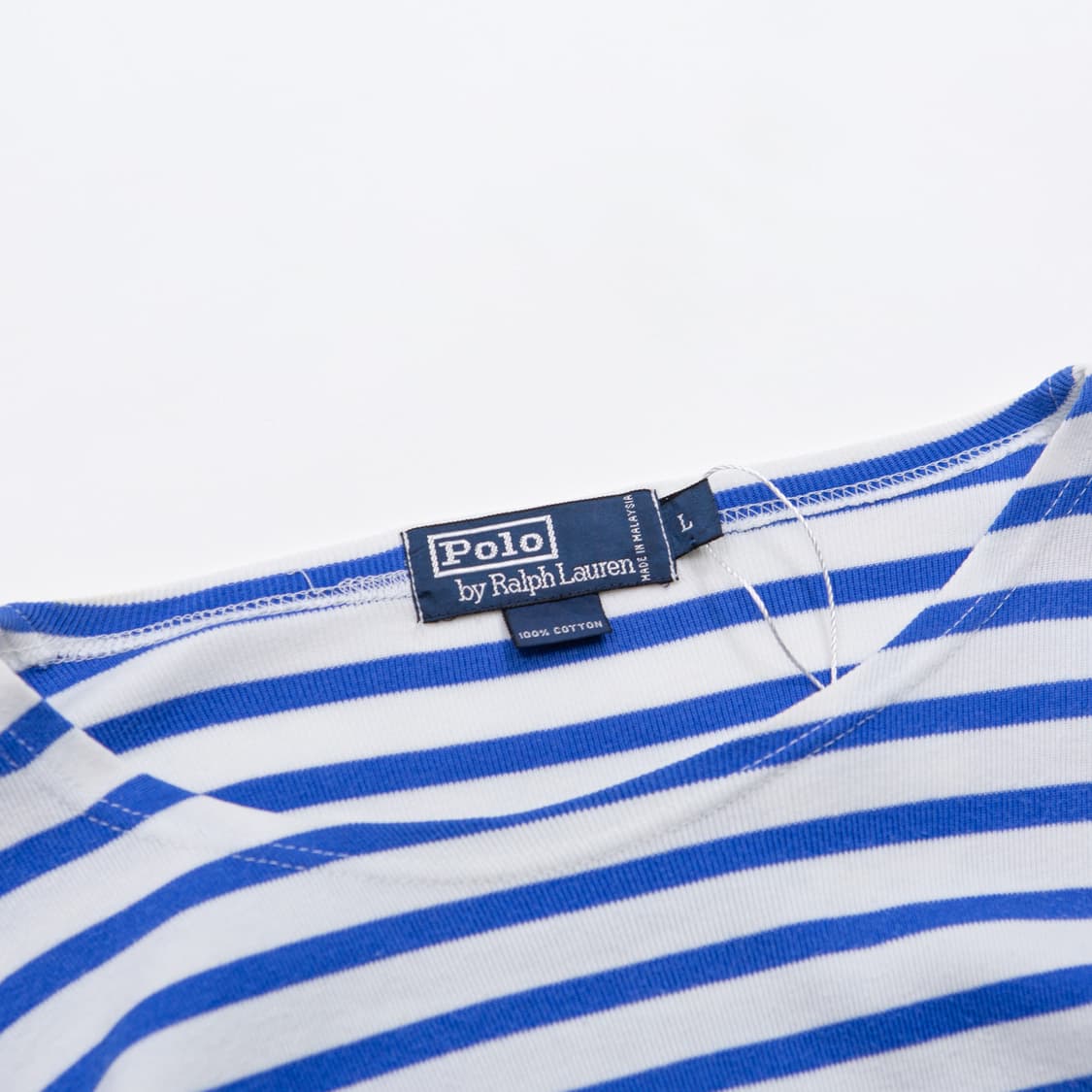 폴로 랄프로렌 보트넥 스트라이프 롱슬리브 티 상품이미지2