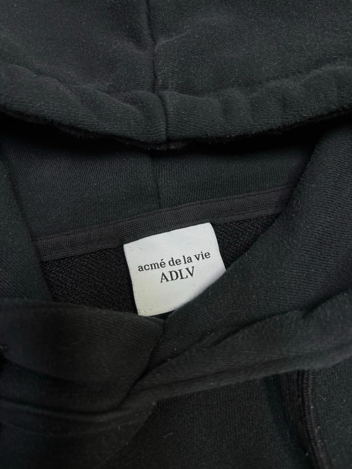 ADLV 스크립트 로고 크롭 후드 상품이미지8