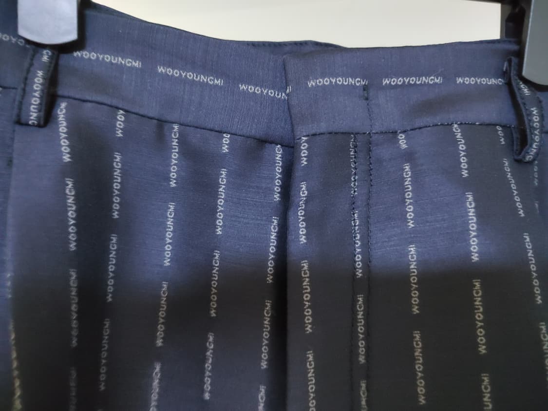 우영미 컬렉션 로고 턴업 포켓 팬츠 팝니다 상품이미지6