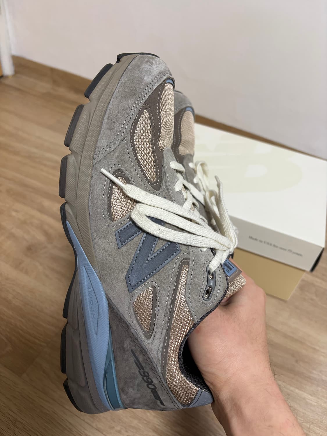 [270]뉴발란스 오라리 990v4 런던포그 상품이미지4