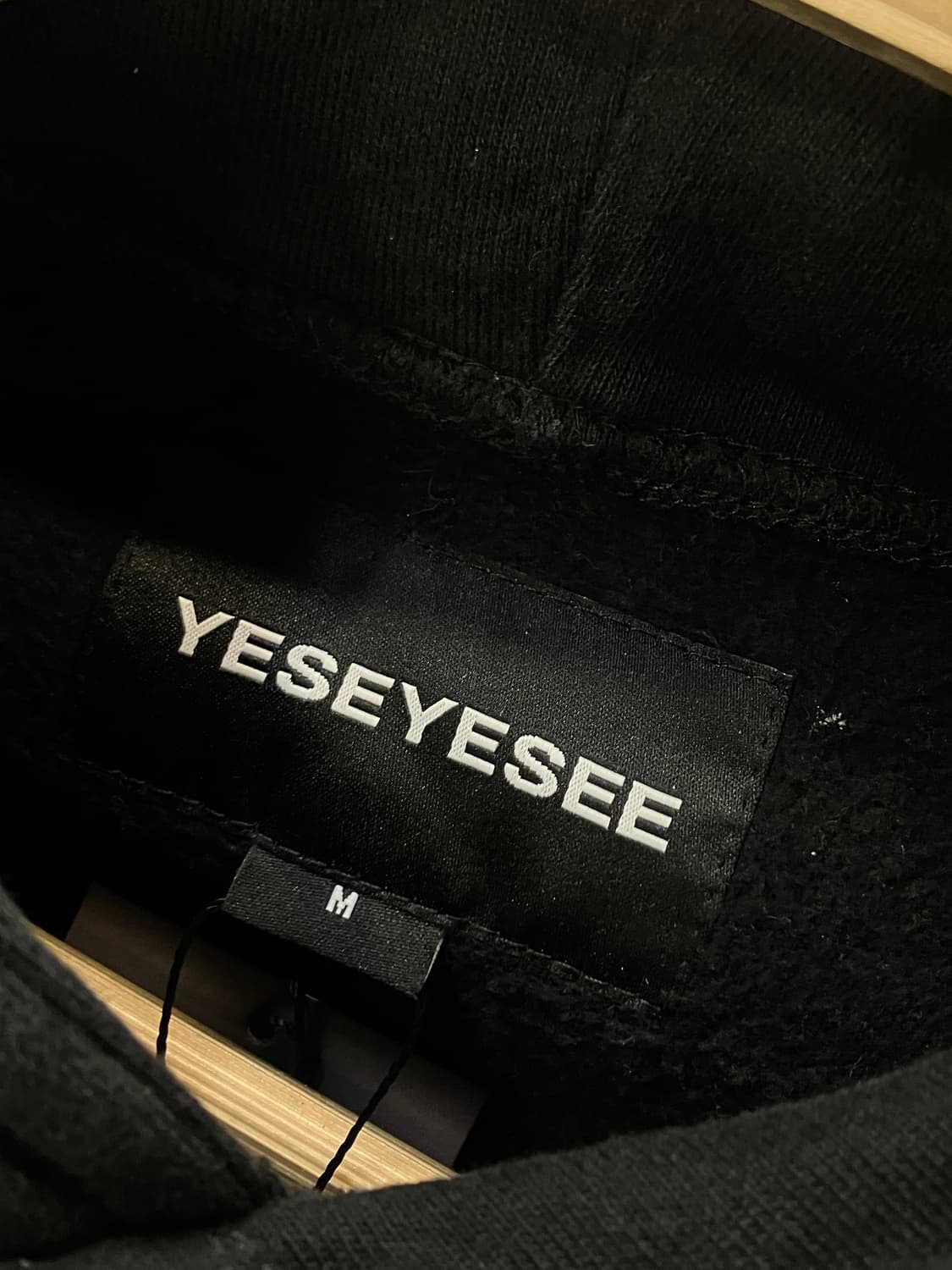 예스아이씨 후드티 블랙 M #csz2825 상품이미지4