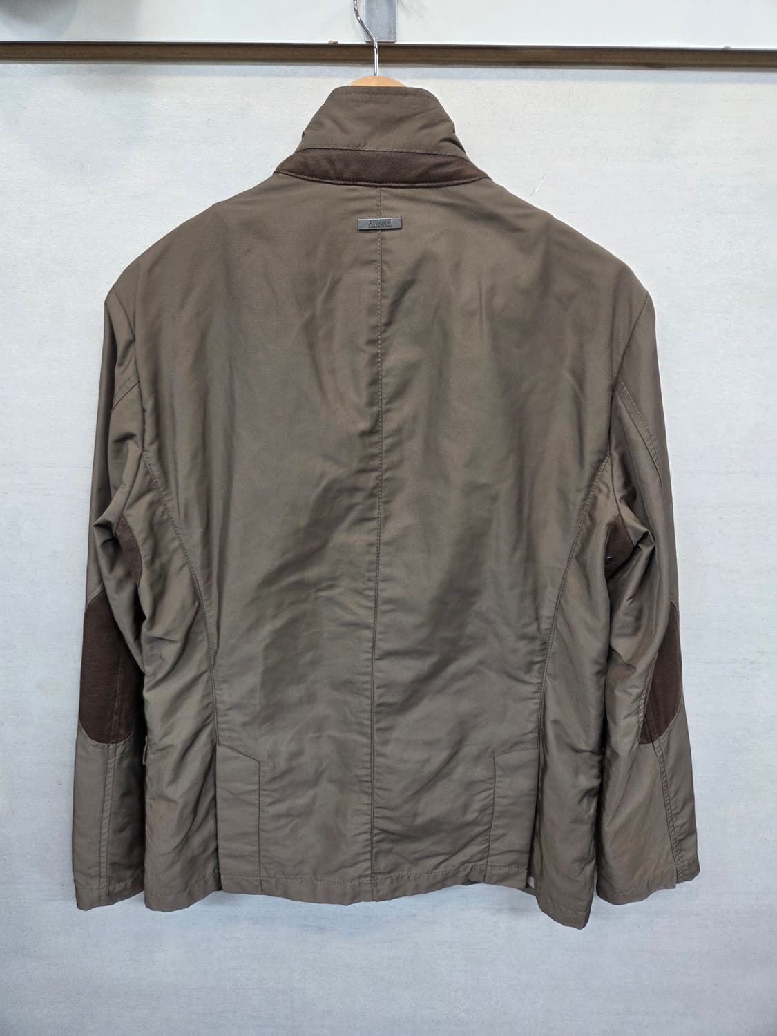 아르마니 꼴레지오니 엘보우 패치 가죽 디테일 자켓 m L 상품이미지2