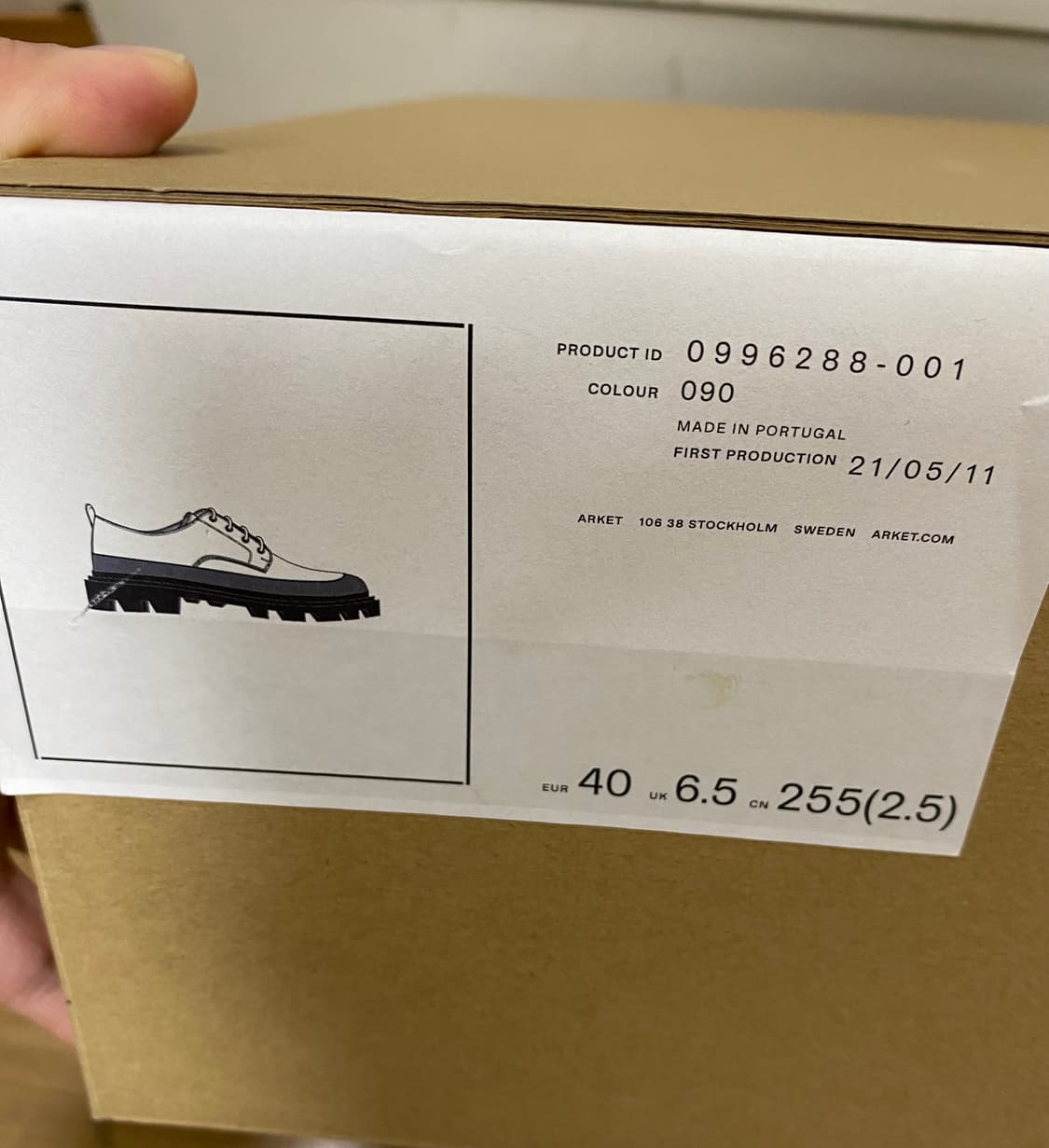 ARKET 블랙 레더 슈즈 40사이즈(260) 상품이미지6