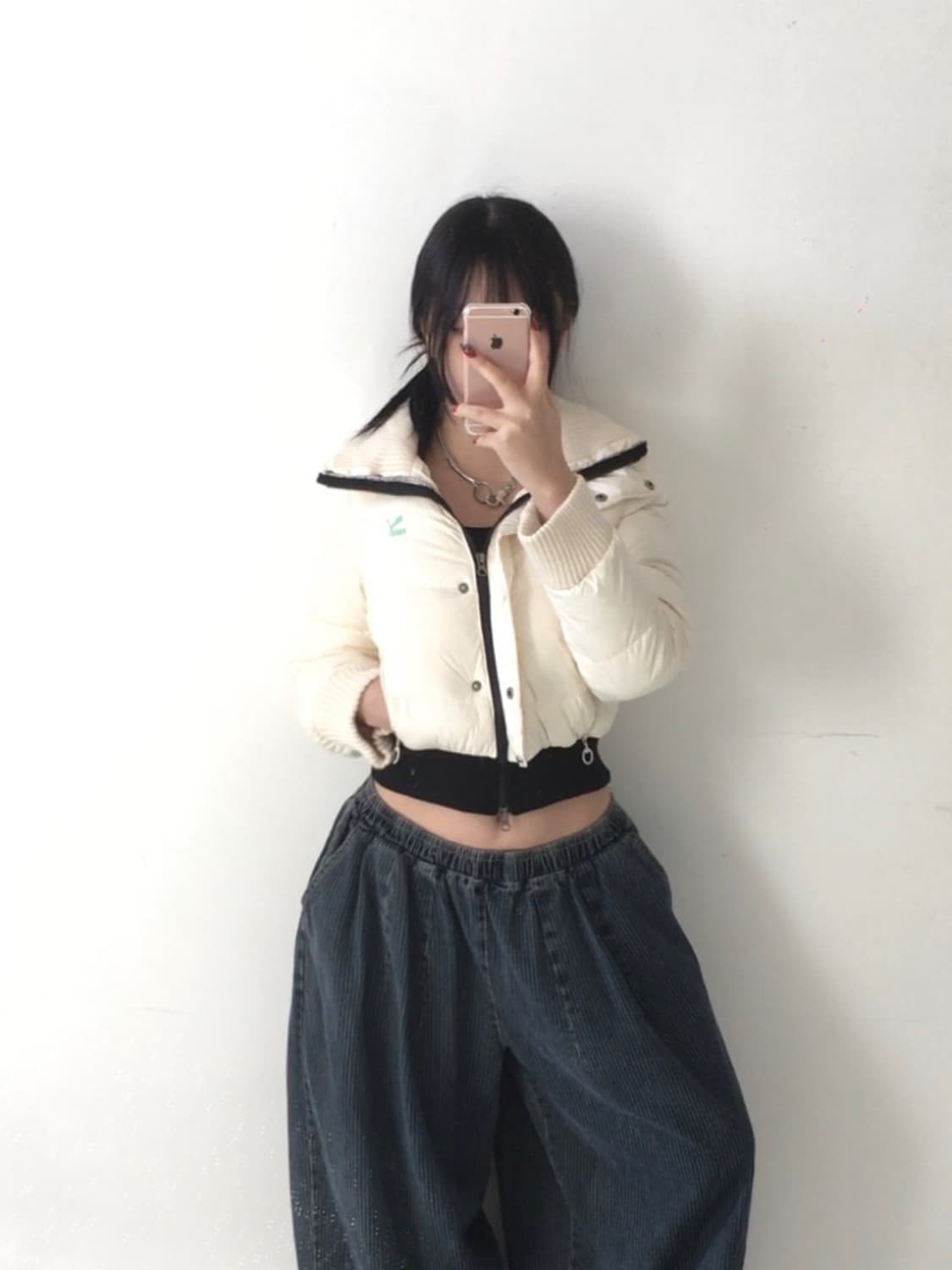 푸마 크롭 커스텀 다운자켓 상품이미지1