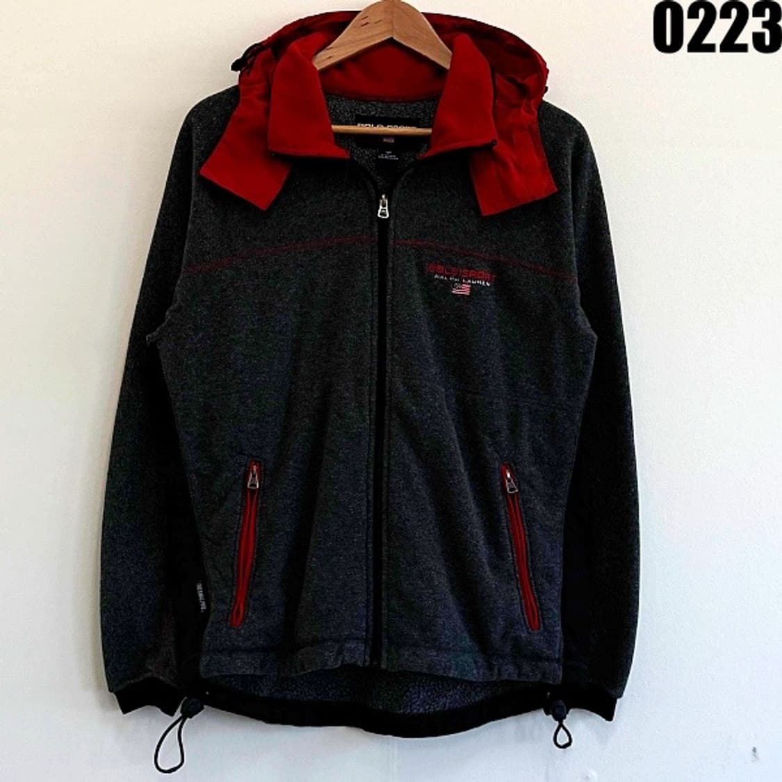 폴로 스포츠 랄프로렌 후드 집업 플리스 자켓 S 0223  상품이미지1