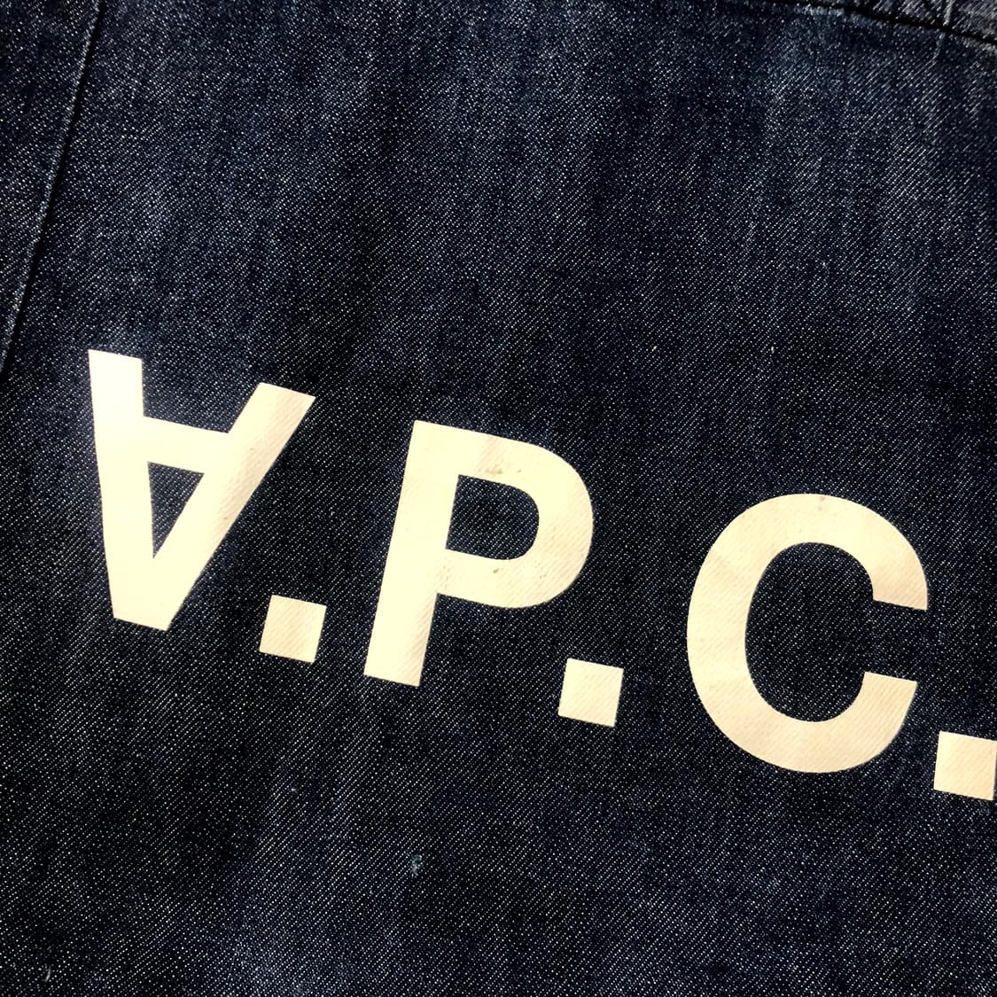  APC 아페쎄 데님 토트백 상품이미지2