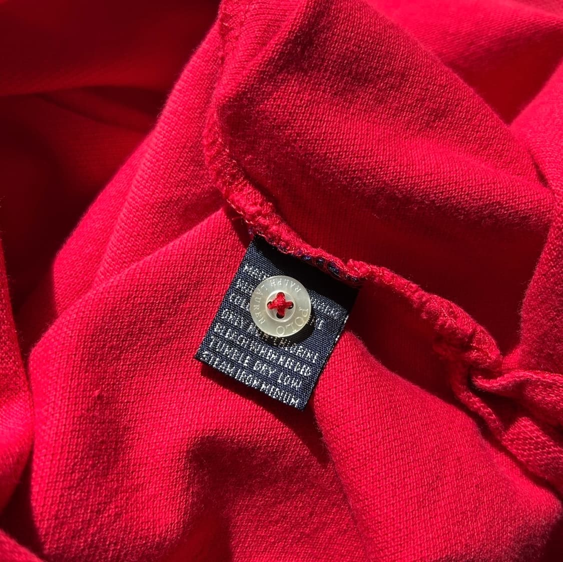 폴로 랄프로렌 빅포니 레드 반팔 PK  상품이미지8