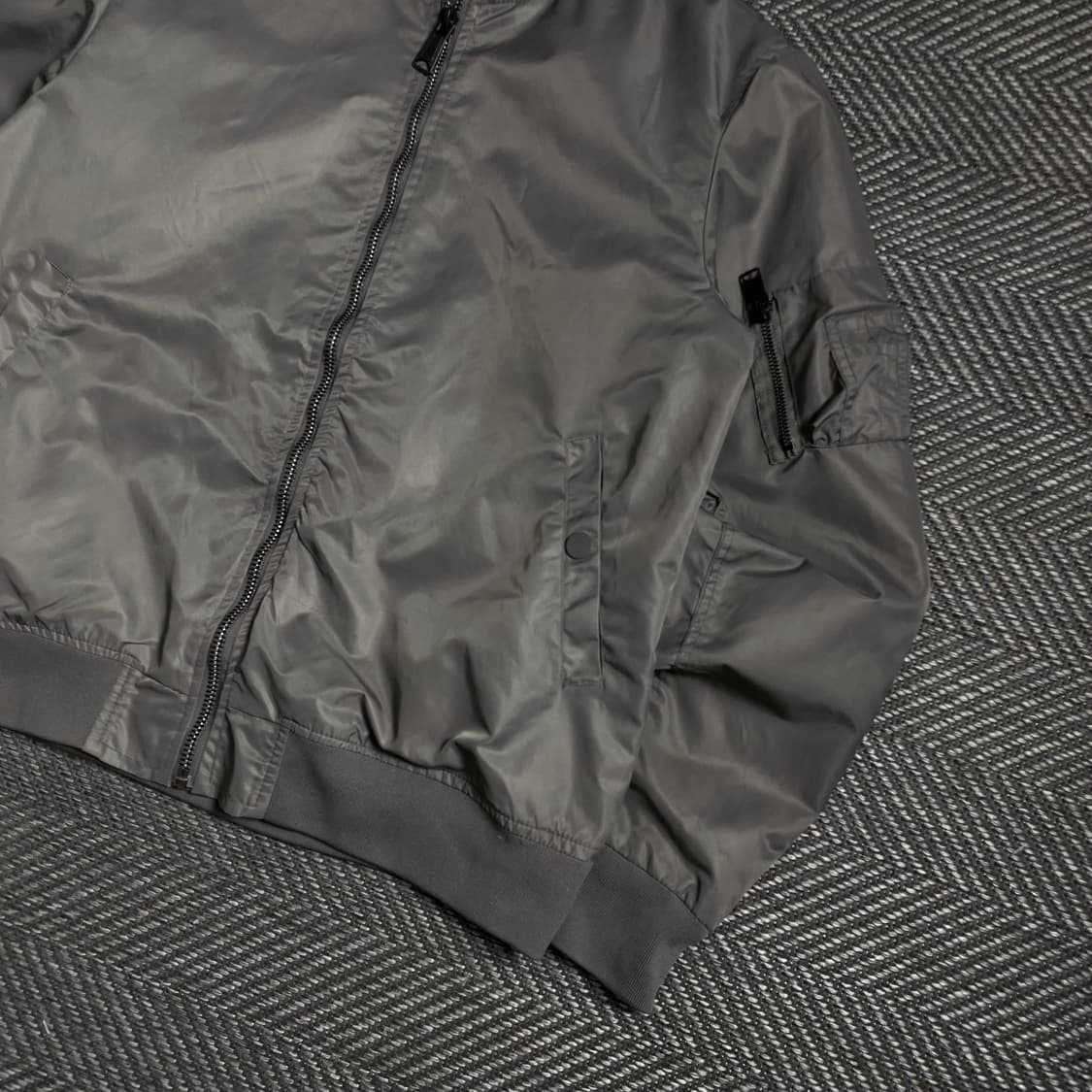 빈티지 나일론 블루종 MA-1 항공 점퍼y 4851 상품이미지3