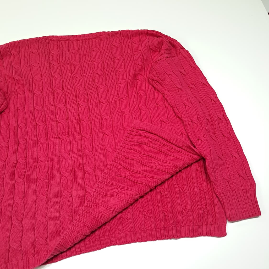 CL157 M 폴로 랄프 로렌 피마코튼 케이블 니트 상품이미지8