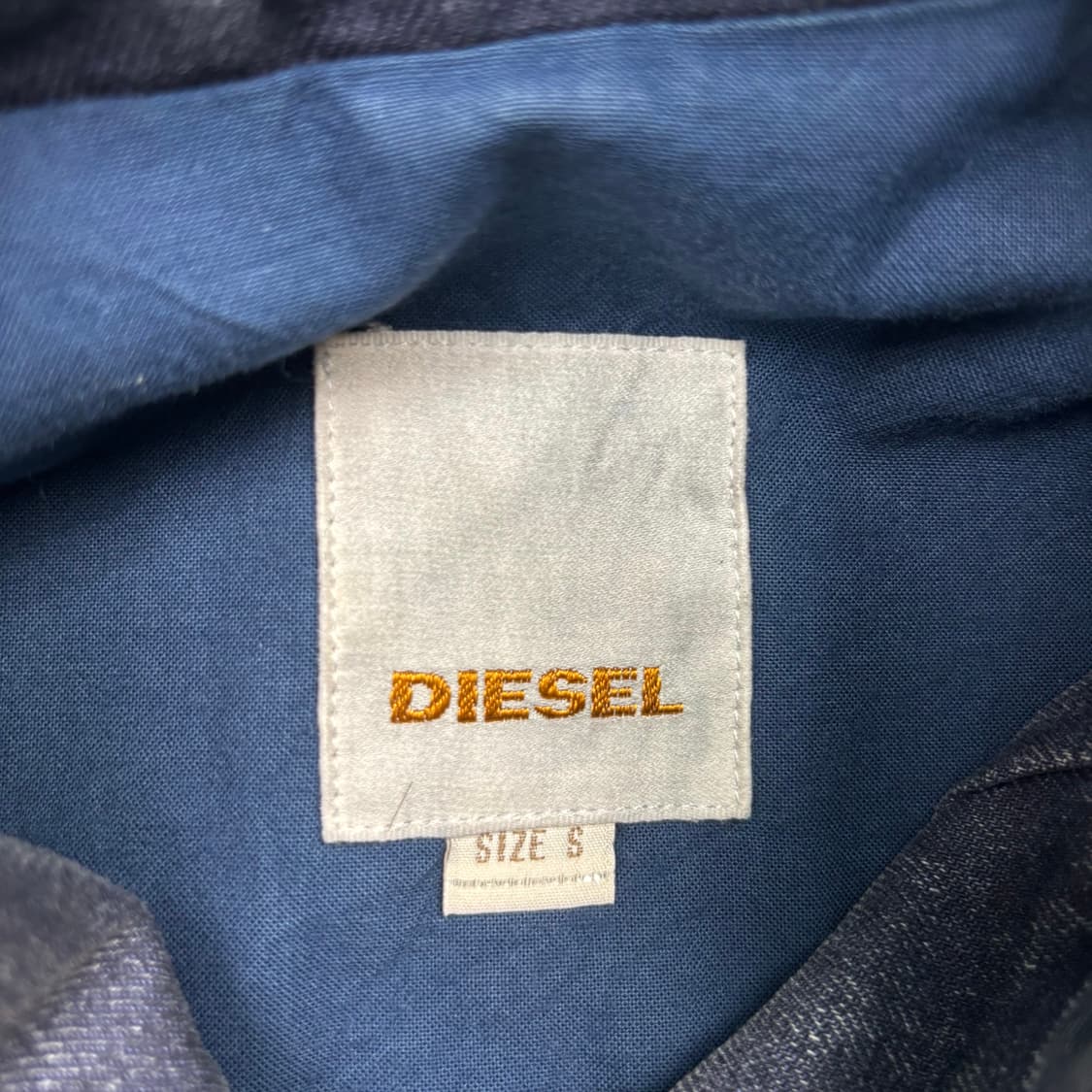 디젤 네이비 워싱 코듀로이 테일러드 자켓 S 상품이미지7