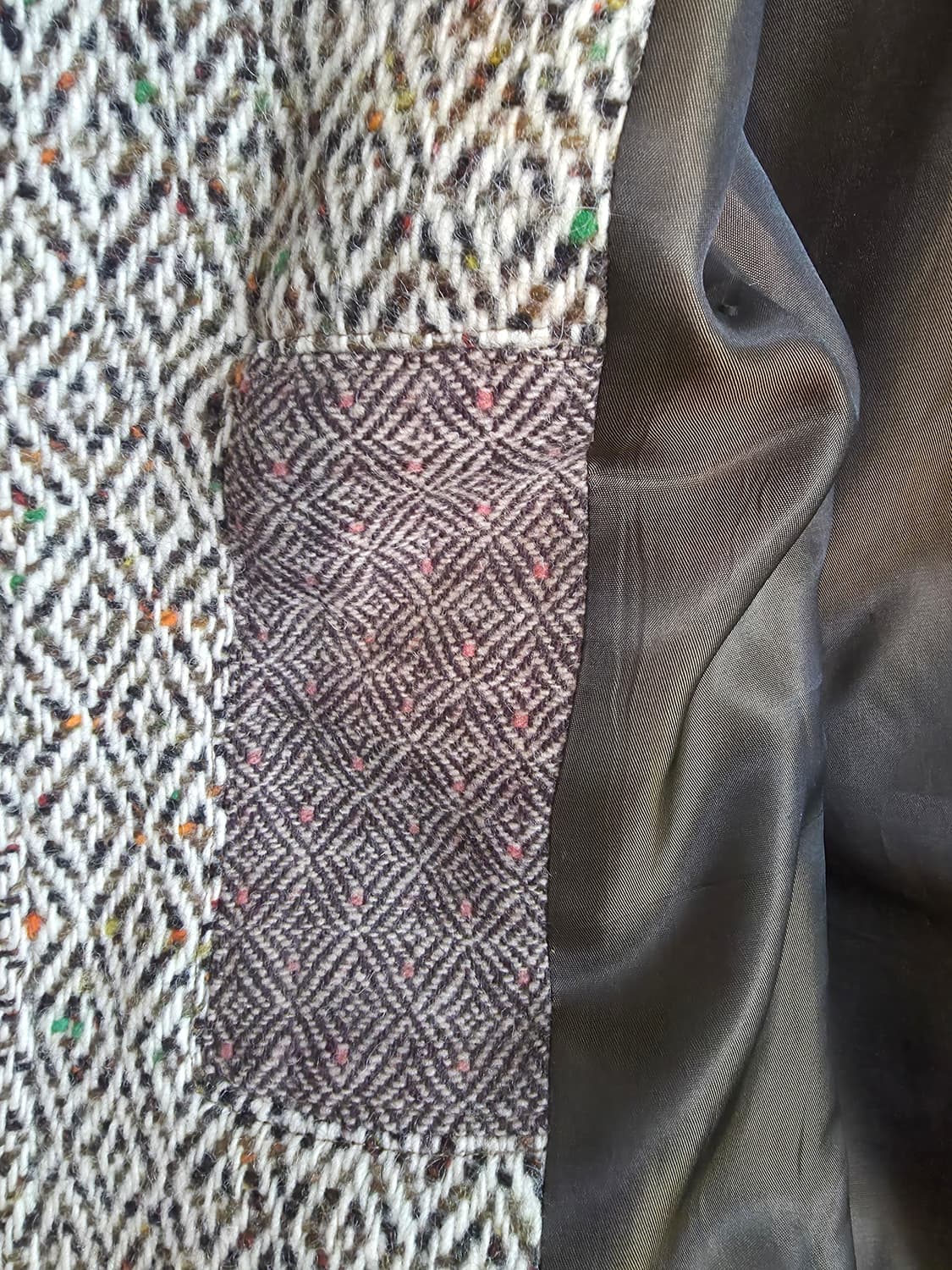 버버리 아이리쉬 트위드 코트 다이아몬드 헤링본 상품이미지7