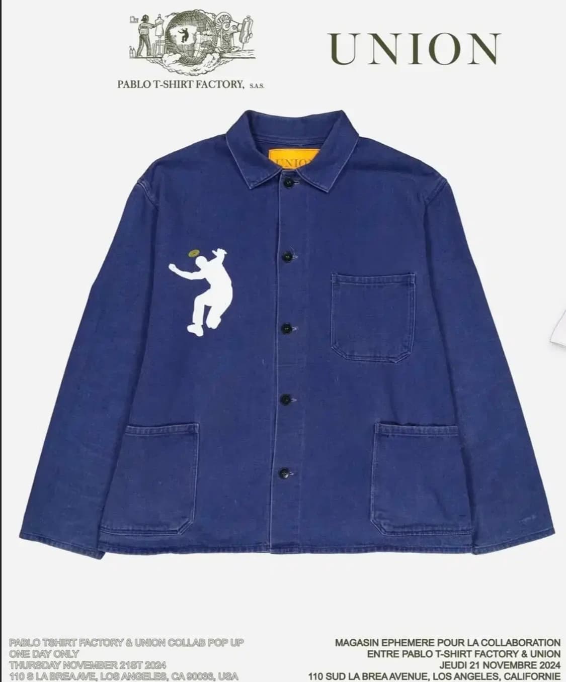 유니온 la 빈티지 프렌치 워크 자켓 상품이미지3