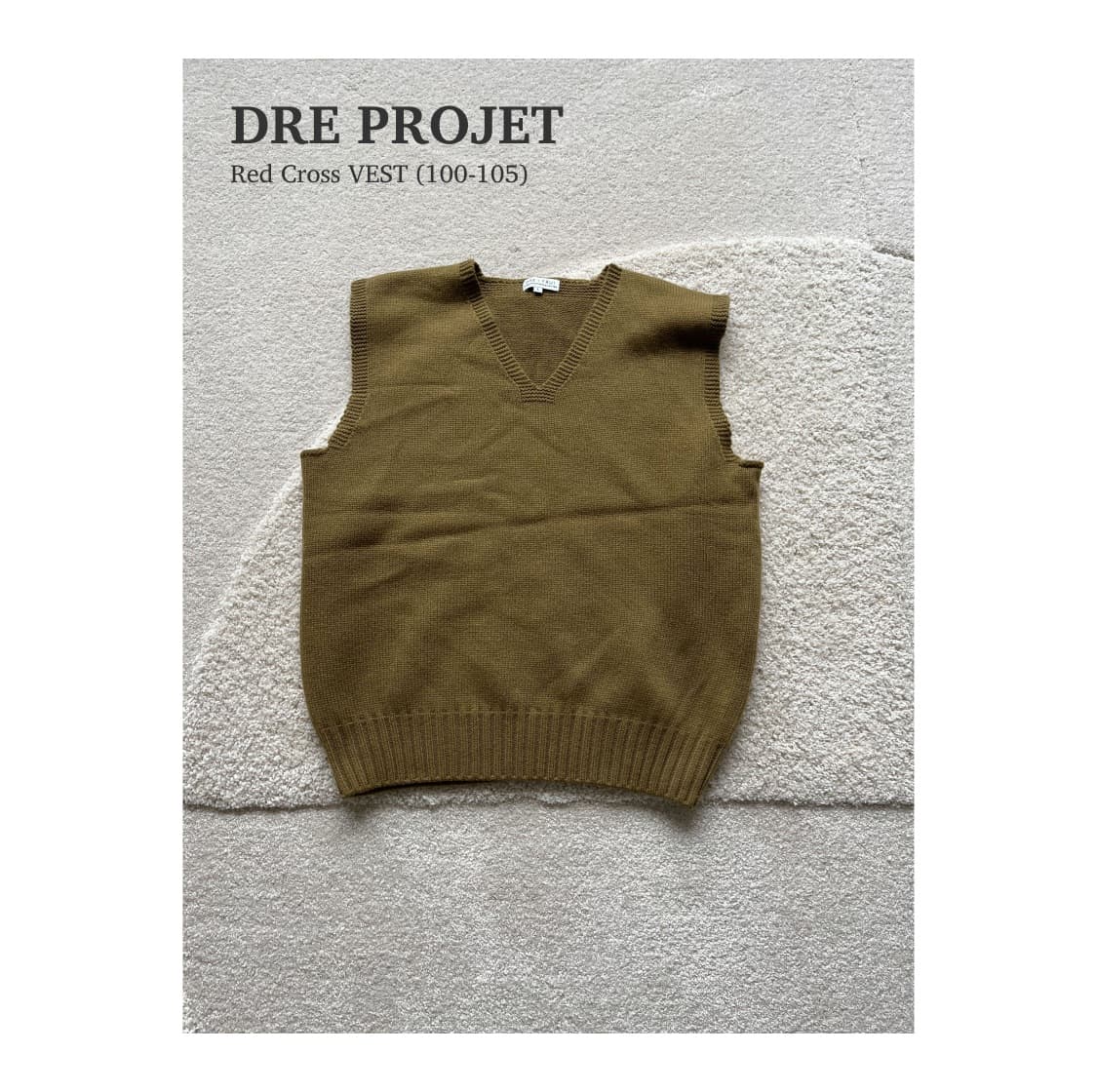 드레프로젝트 Red Cross Vest (103-105) 상품이미지1