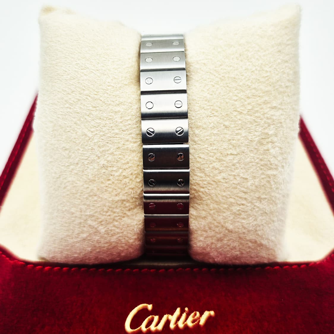 까르띠에 산토스 스틸 스몰사이즈 여성용 상품이미지4