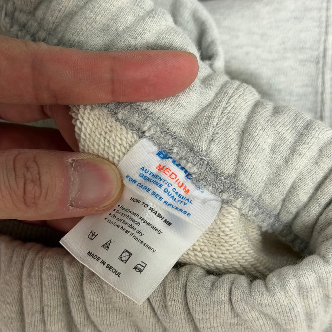 브루먼 스웻팬츠 M 그레이 상품이미지3