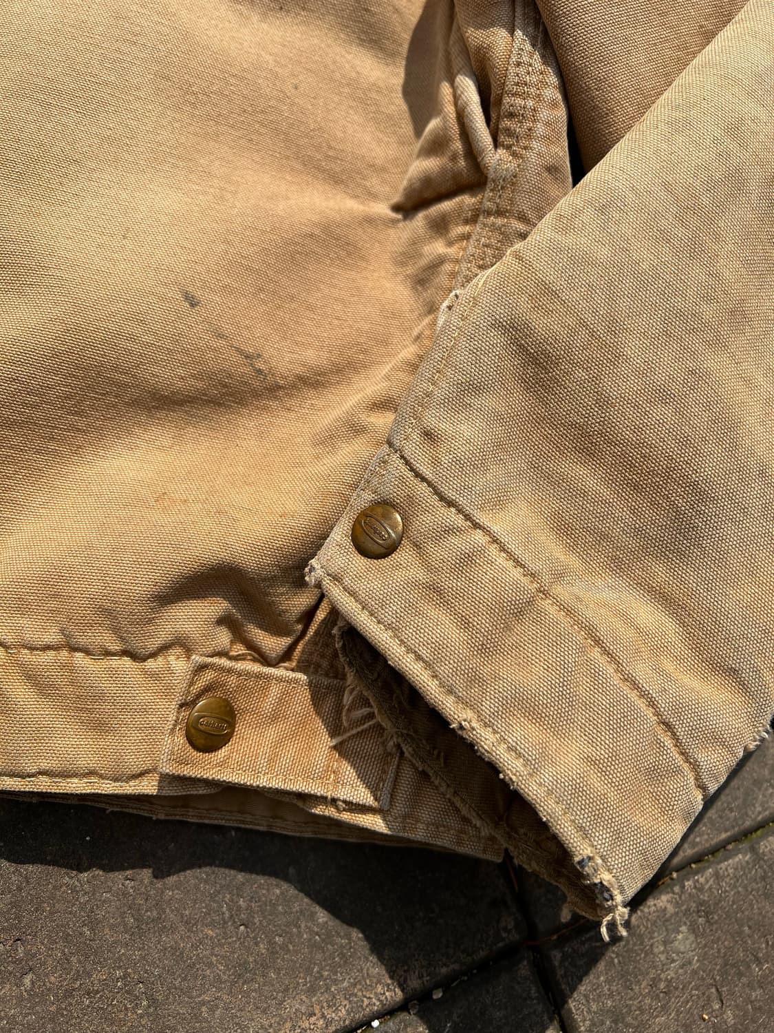 70s 칼하트 디트로이트 자켓 브라운 XL 상품이미지4