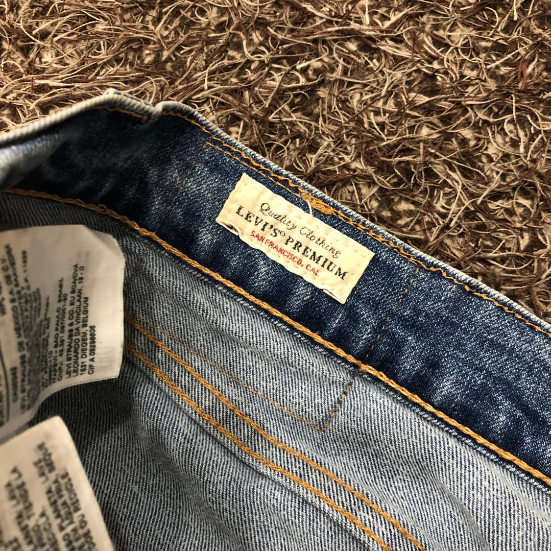 32 리바이스 502 빅E 워싱 데님 팬츠 상품이미지3