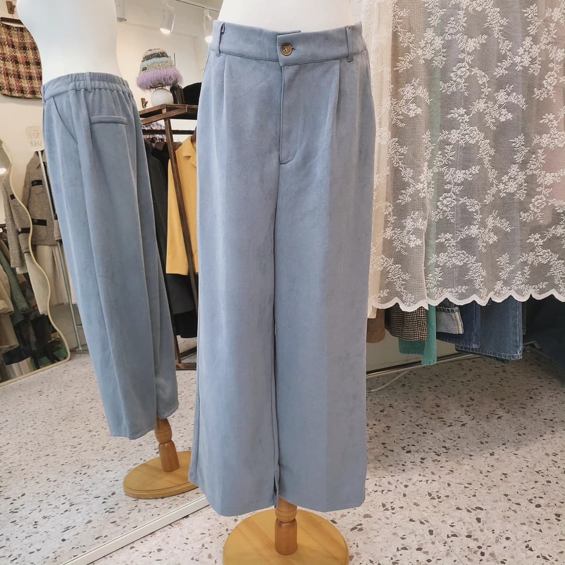 Private pause 스웨이드 밴딩 팬츠 여자 xl 상품이미지7