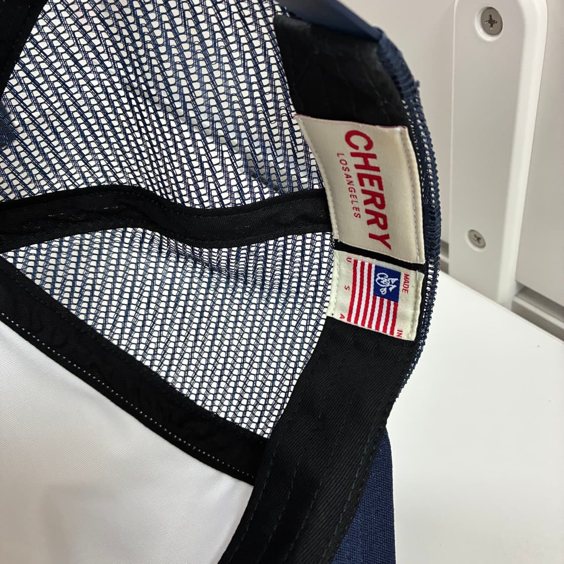 [free]cherry la 메쉬캡 네이비 상품이미지4