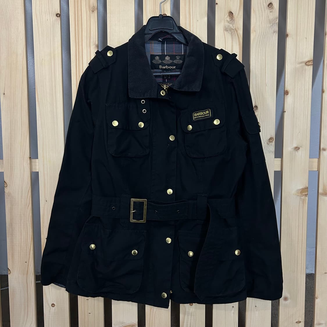 (12) 바버 인터내셔널 벨티드 자켓 상품이미지1