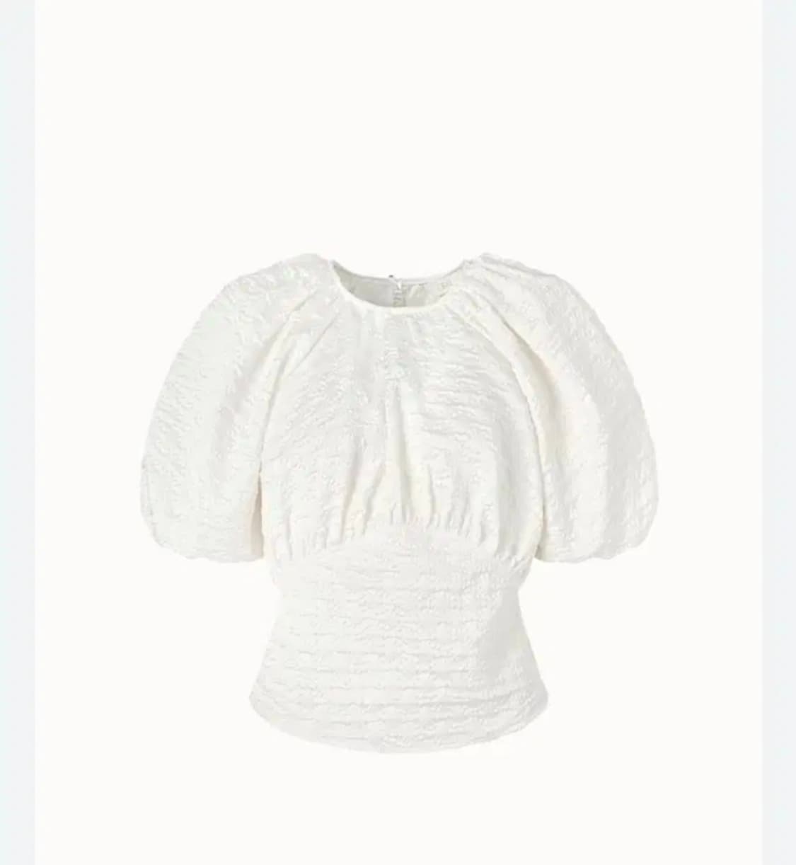 S 오르 ORR 엠보 셔링 아이보리 블라우스 상품이미지2