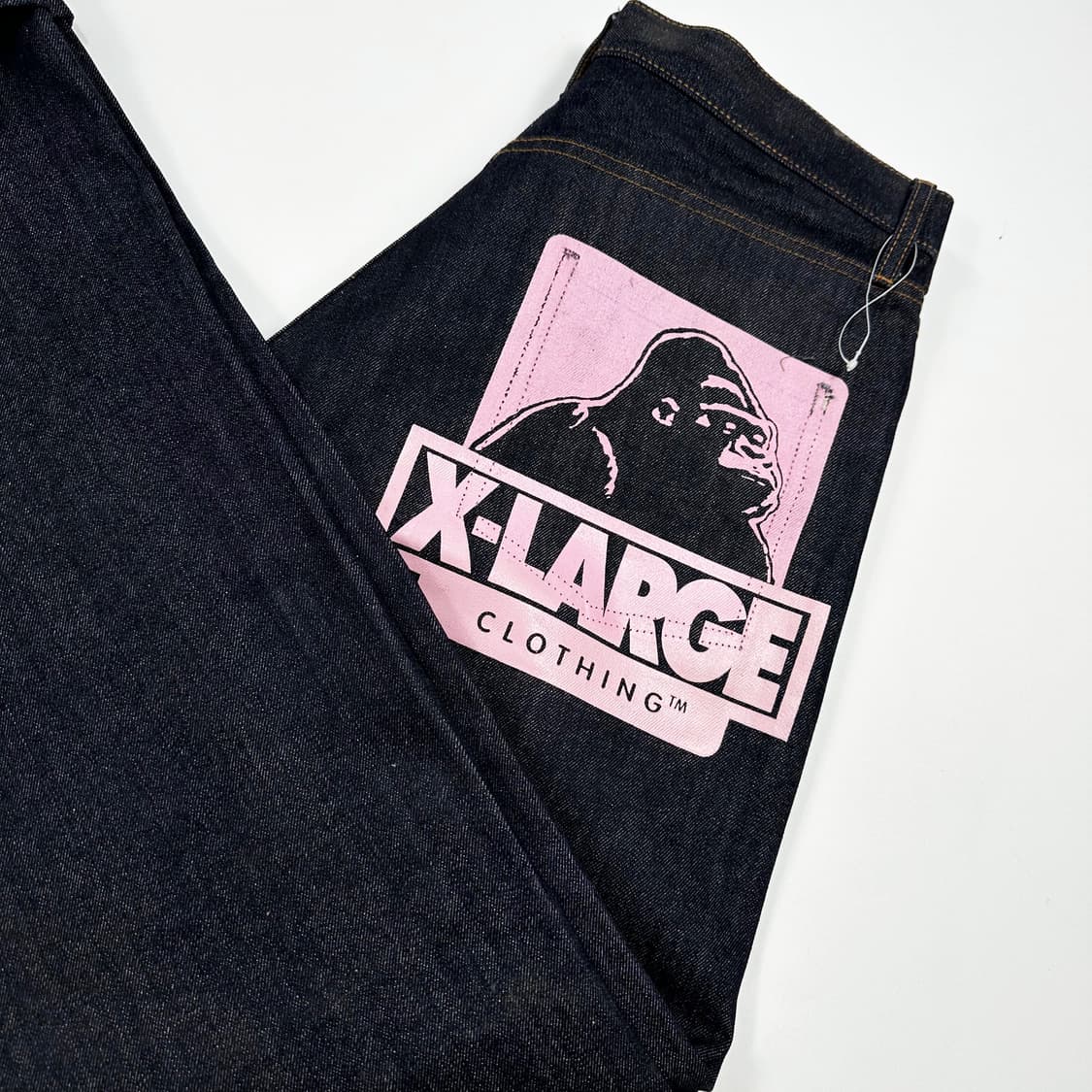 엑스라지 재팬 스트레이트 생지 데님 팬츠 (32인치) 상품이미지1