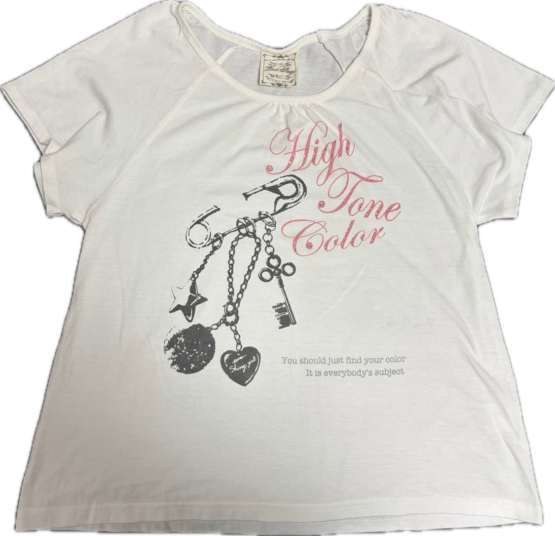 키&클립 프린팅 빈티지 카훌넥 상품이미지2