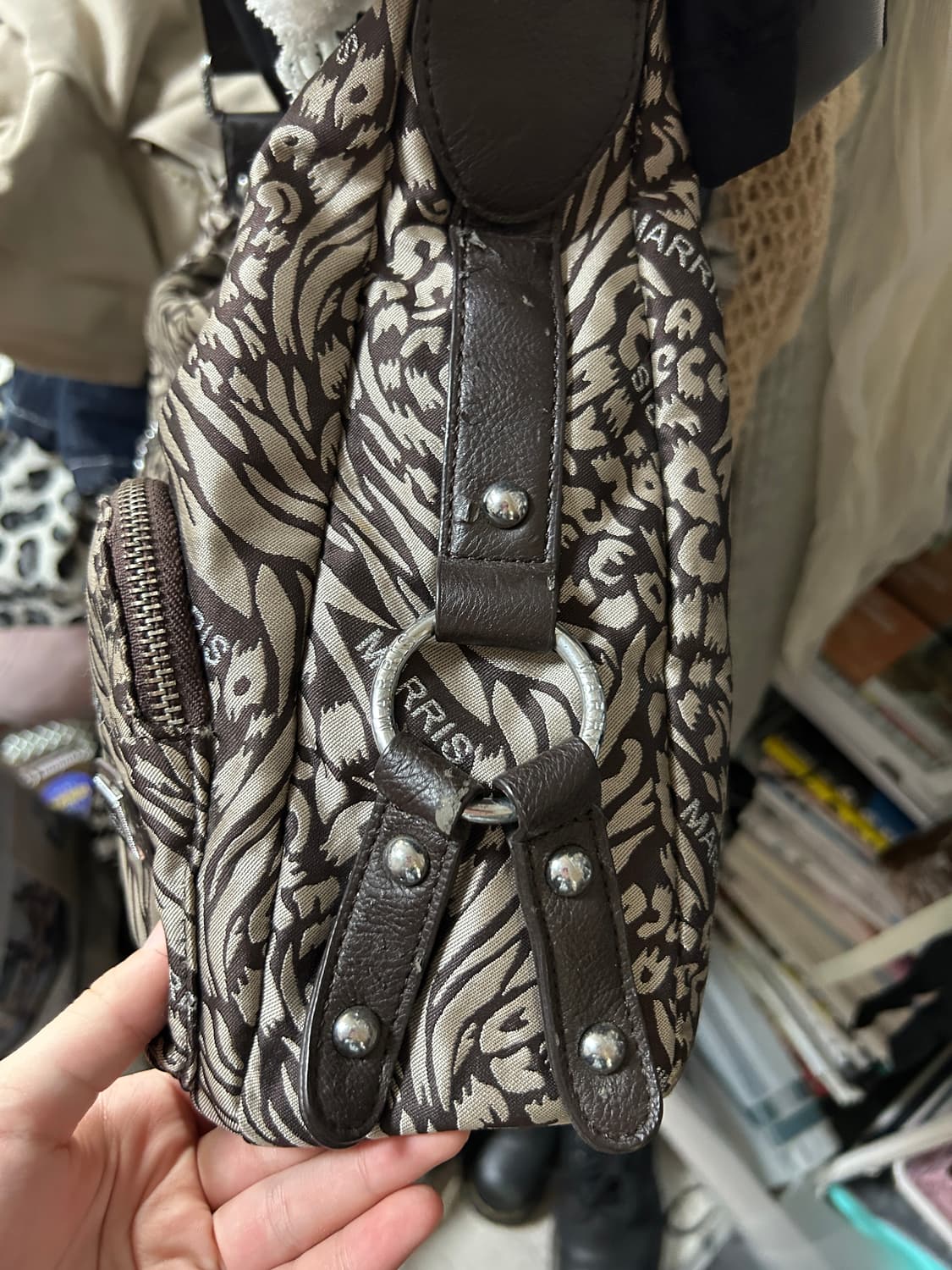 y2k 갸루 지브라 레오파드 숄더백 상품이미지2