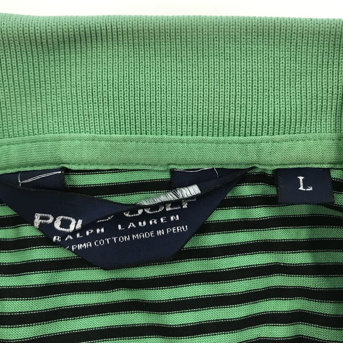 폴로 랄프로렌 스트라이프 반팔PK티셔츠 [L] 상품이미지4