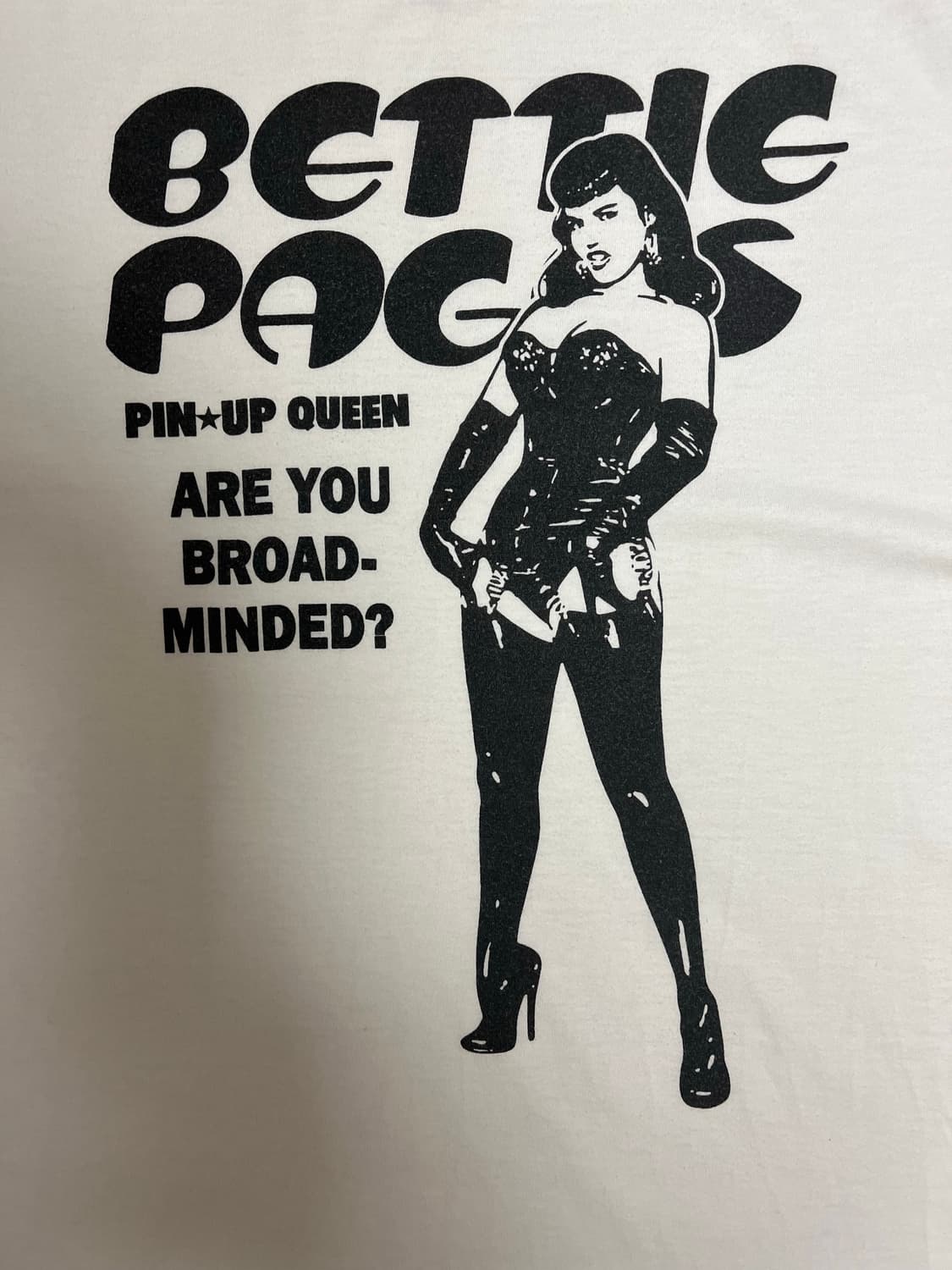 히스테릭 글레머 Hysteric Gramour X 베티 페이지 티셔츠 M 상품이미지3