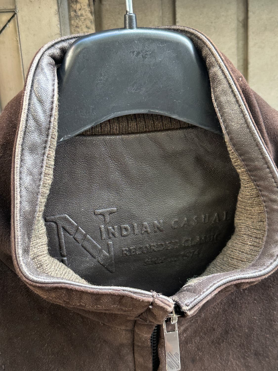 INDIAN suede panels lamb leather jacket 상품이미지7