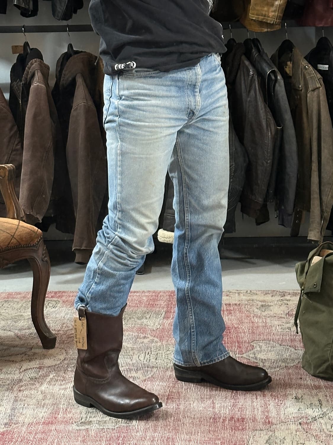 00's OG USA Made 레드윙 1114 페코스 웨스턴 부츠 상품이미지2