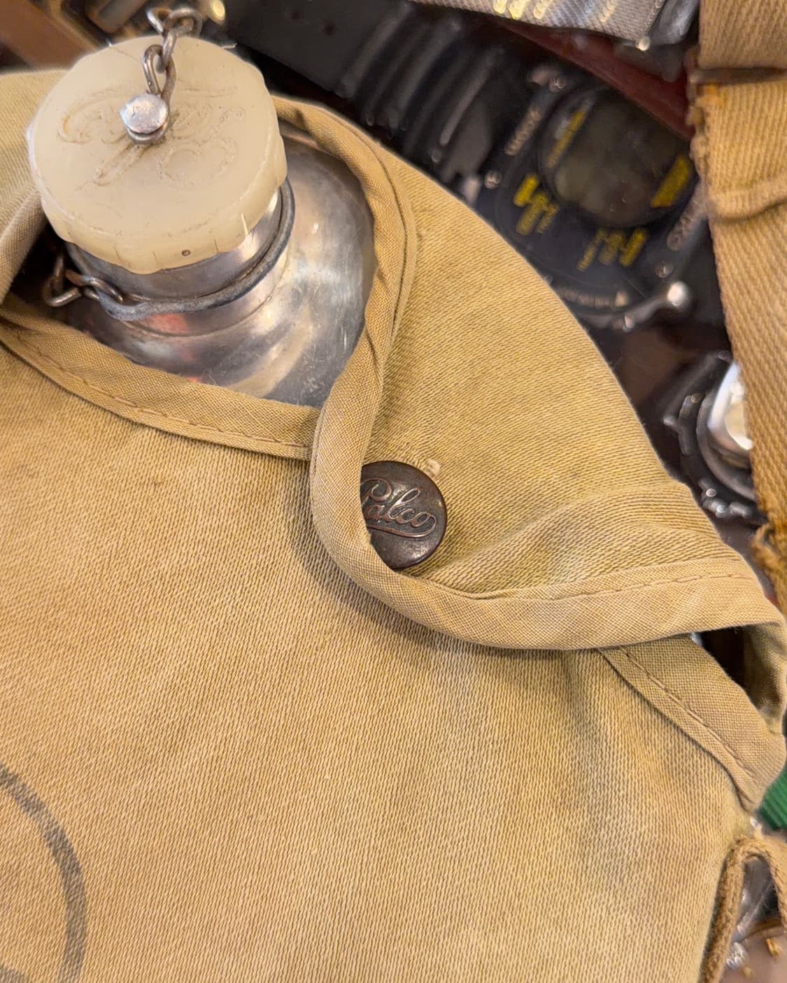 빈티지 소품 Palco 팔코 1950년대 보이 스카우트  수통  상품이미지3