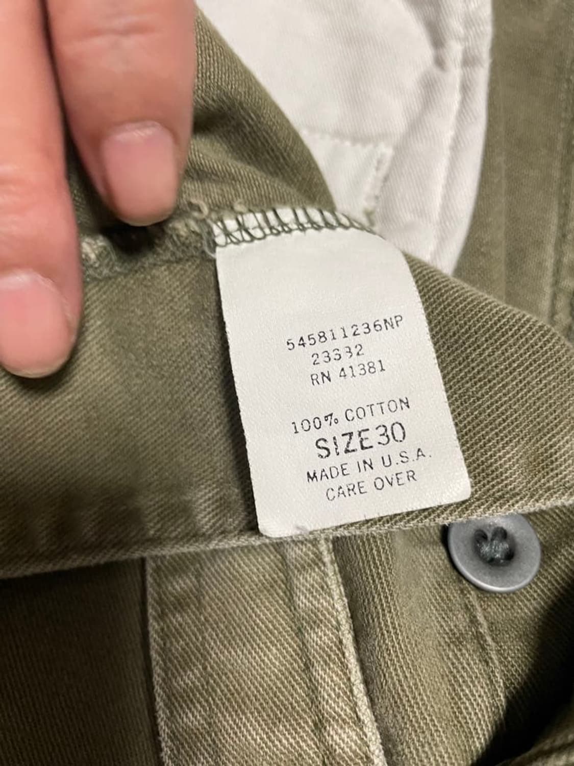 (w30) 더블알엘 rrl 카고 치노 반바지 상품이미지3