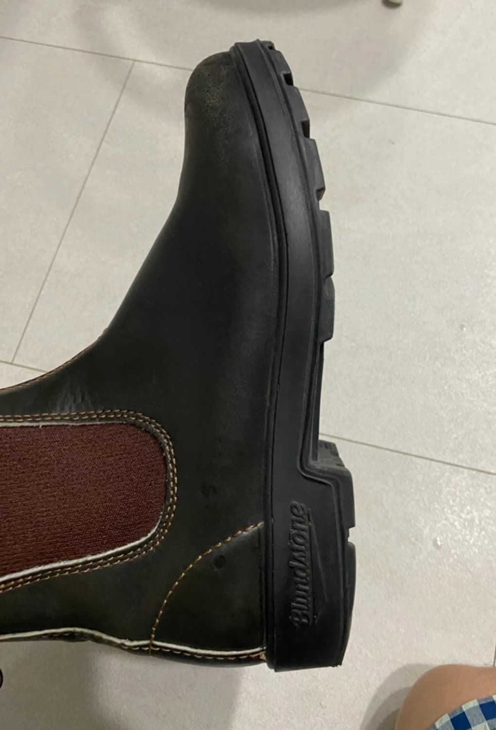 [블런드스톤] 워크웨어 레더 첼시부츠 / 브라운 상품이미지2