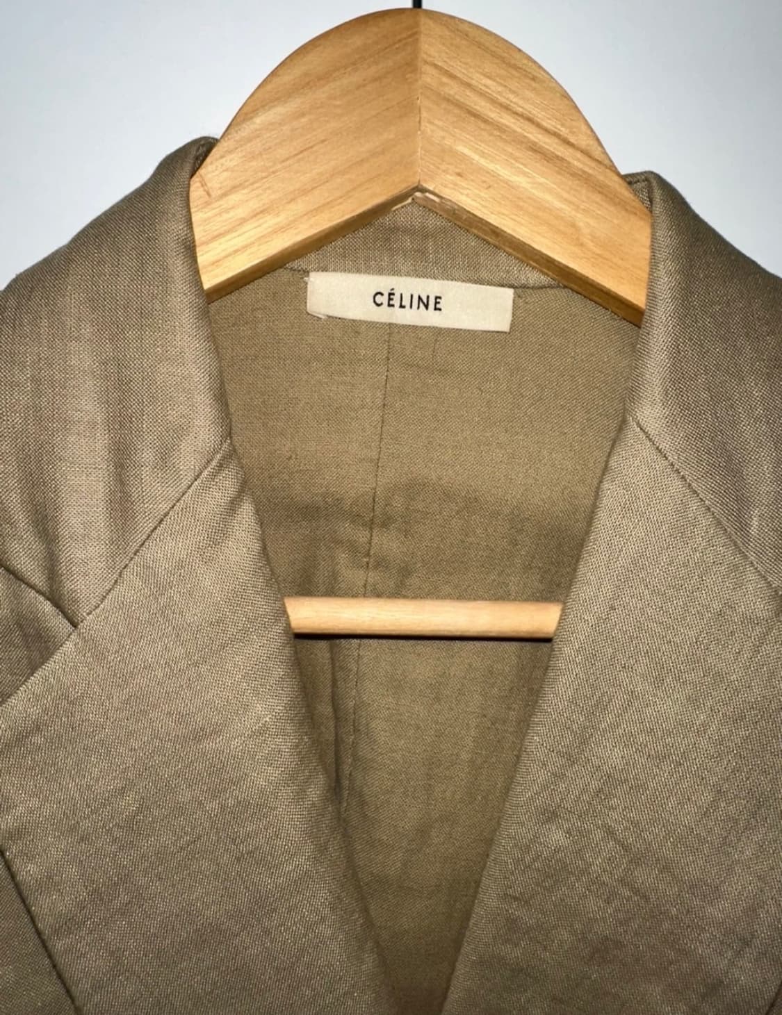 Celine 벨티드 린넨 자켓 상품이미지3