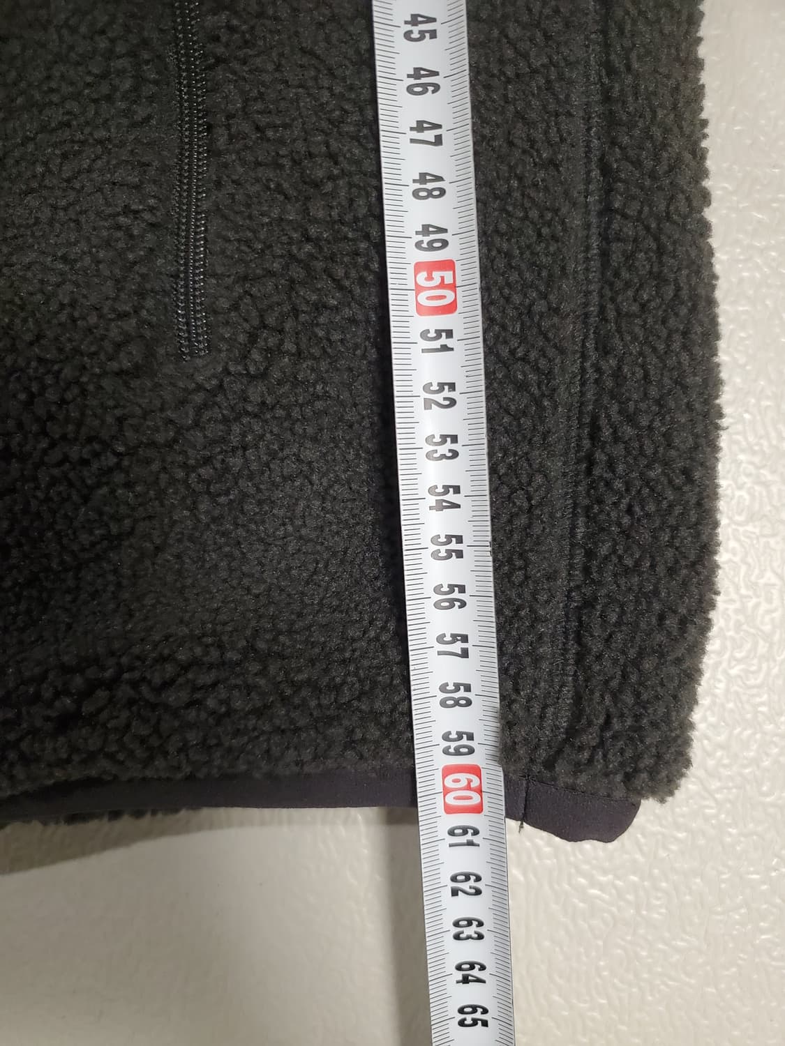 새상품급) 탑텐 남녀공용 다크그레이 쉘파 패딩 하이넥 플리스 집업_MSD 상품이미지4