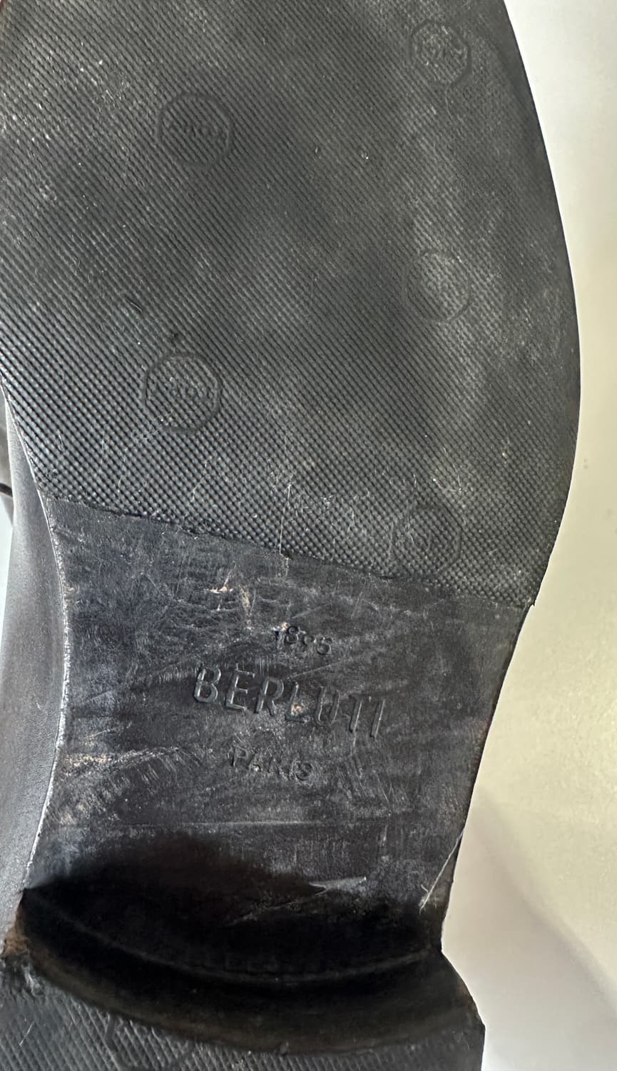 벨루티 알레산드로 브라운 레더 캘리그라피 슈즈 레이스업 상품이미지4