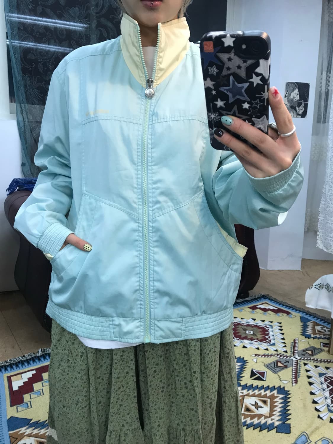 아디다스 빈티지 민트 바람막이  상품이미지2