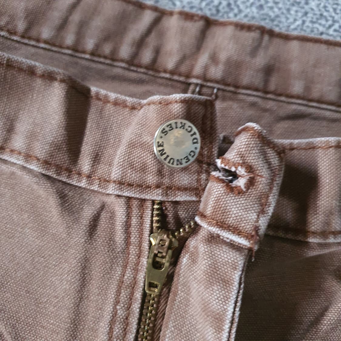 빅사이즈 디키즈 카펜터 헤비 캔버스 빈티지 팬츠 No.55 상품이미지3