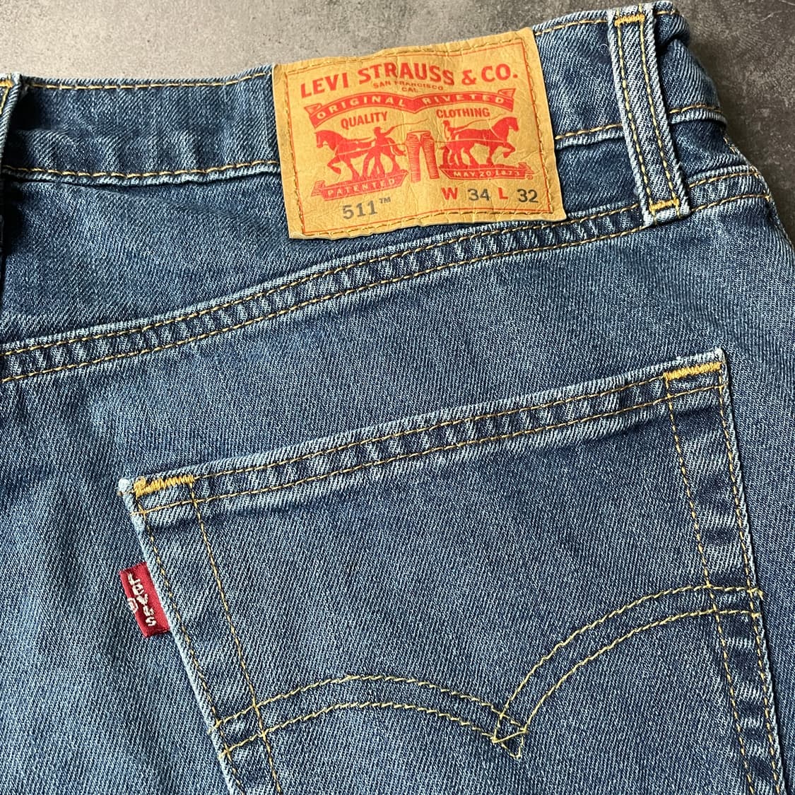 LEVI'S 리바이스511 슬림 스트레이트핏 코튼 데님 팬츠 A00621 상품이미지7